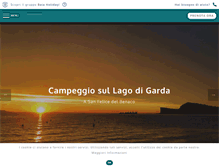 Tablet Screenshot of campinglagardiola.com